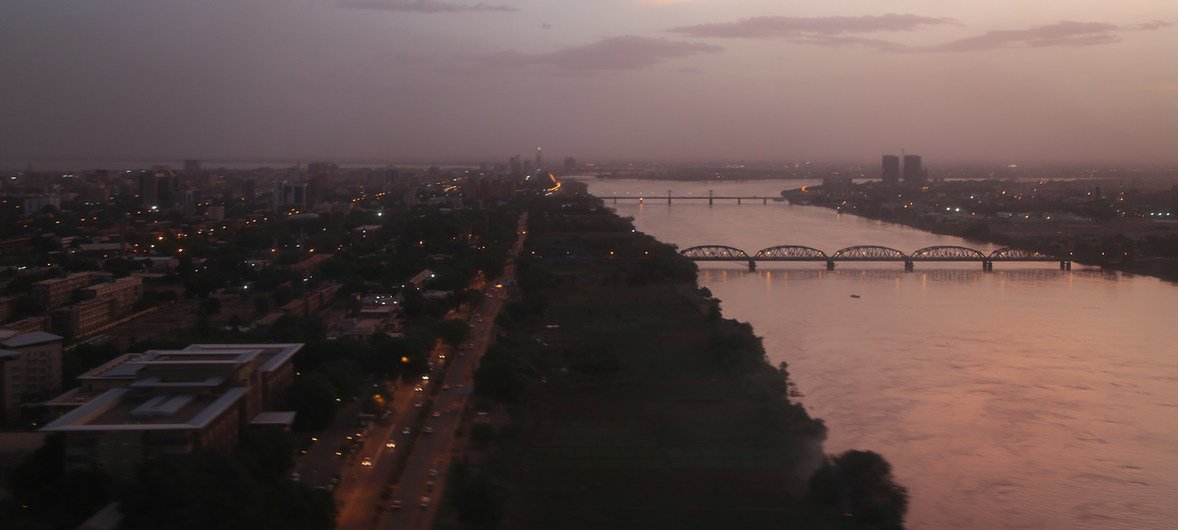 Uma vista aérea de Cartum, a capital do Sudão. (arquivo)