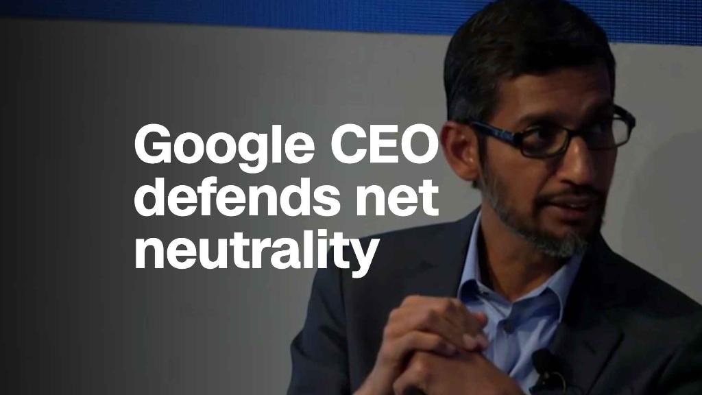 CEO do Google: neutralidade da rede 'um princípio que todos precisamos lutar'