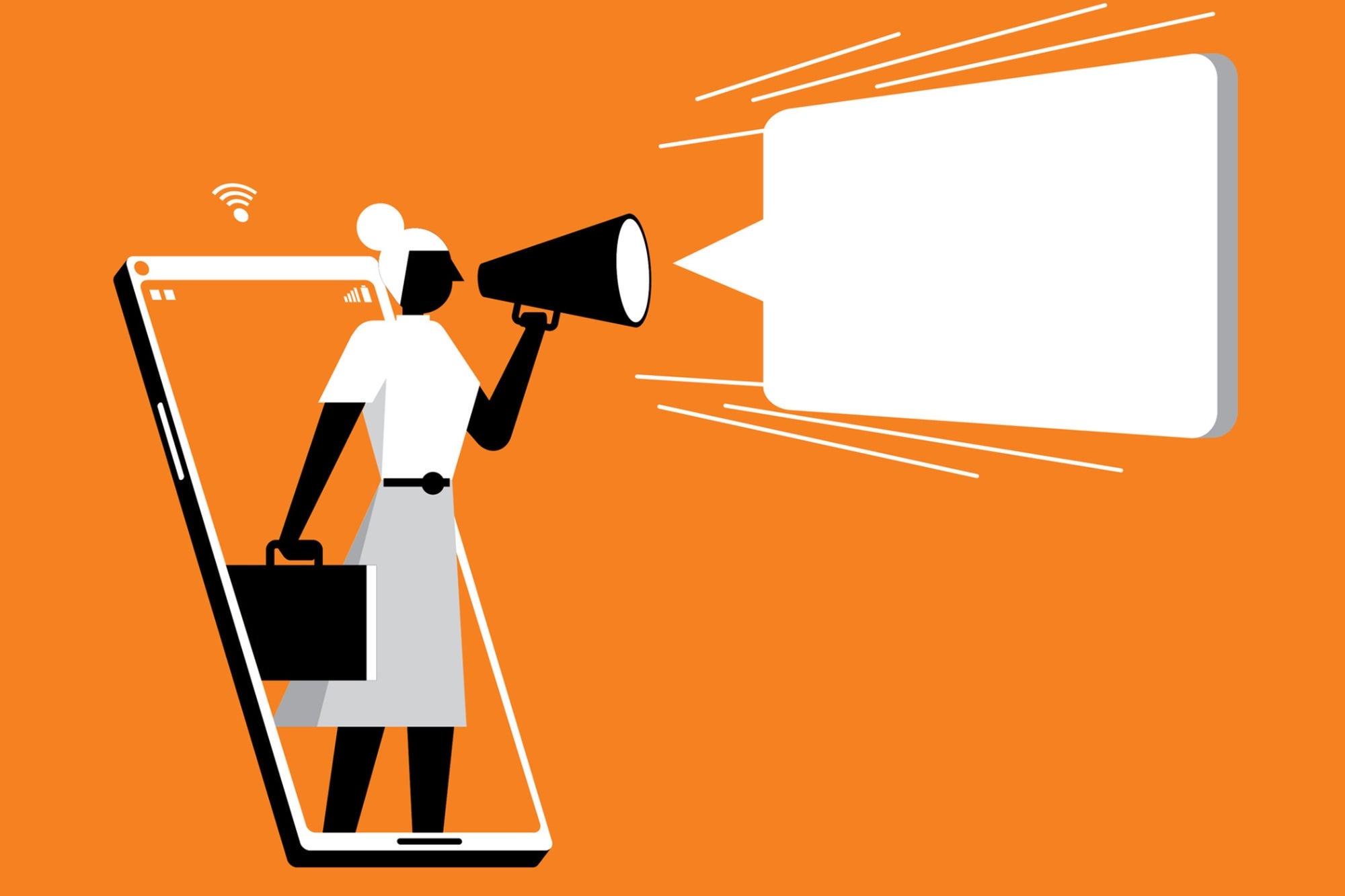 Você é um anúncio a pé. Você sabe o que está promovendo?