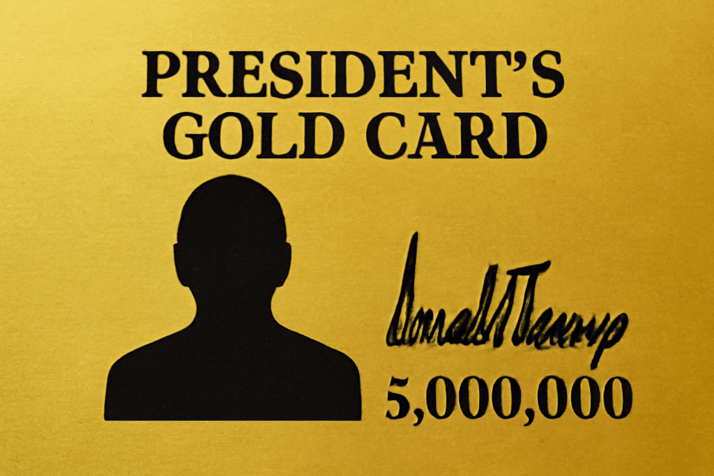 Gold Card: O Novo Caminho Aberto pelos EUA Enquanto o Brasil Afasta Investidores