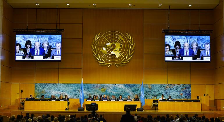 Alto Comissário da ONU para Direitos Humanos Volker Türk aborda o Conselho de Direitos Humanos em Genebra