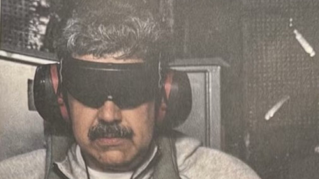 Trump divulga foto de Maduro vendado após captura