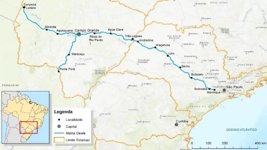 Dividir ou não dividir: o dilema de R$ 89 bilhões com a ferrovia Malha Oeste
